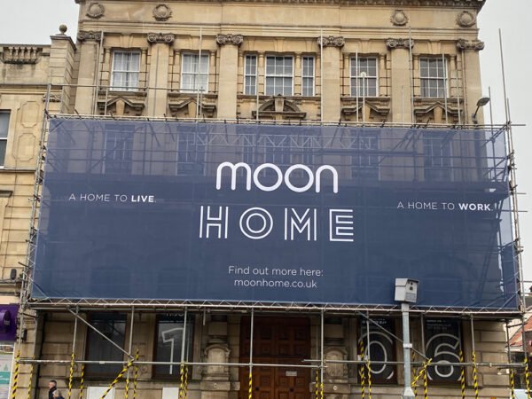large format printed mesh banners
