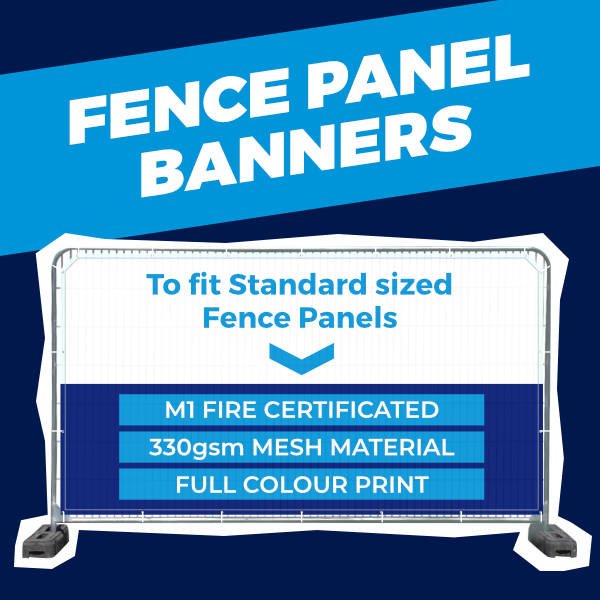 fence banners