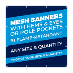 mesh banners printed